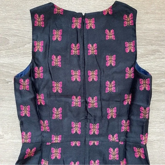 *J Crew NWT Sheath Dress in Butterfly Jacquard - Picture 6 of 9